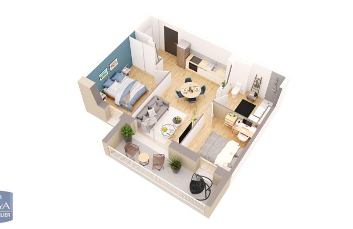 Vente appartement 3 pièces 54 m² Poitiers (86000) — photo 2
