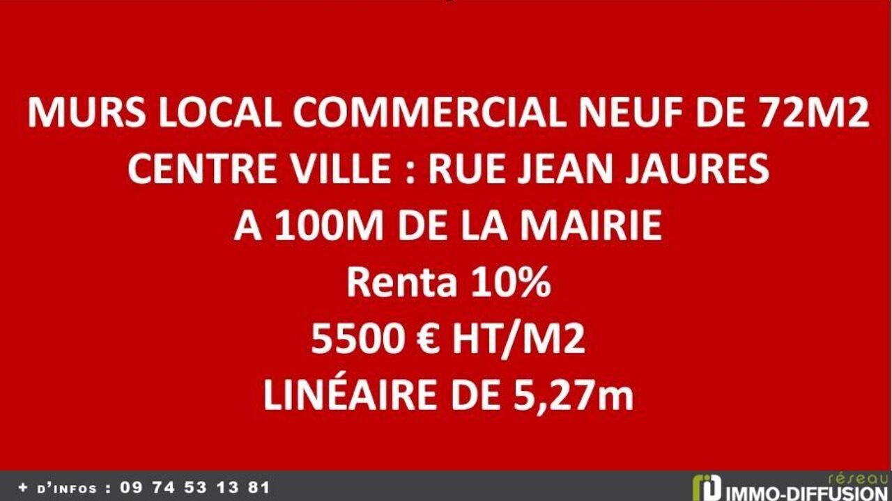 commerce 1 pièces 72 m2 à vendre à Puteaux (92800)