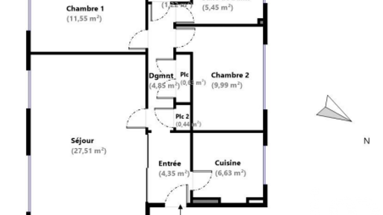 appartement 4 pièces 73 m2 à vendre à Ville-d'Avray (92410)