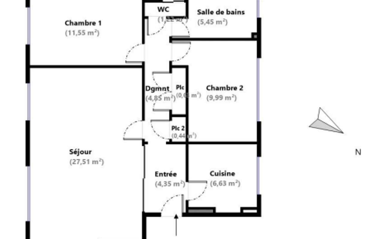 appartement 4 pièces 73 m2 à vendre à Ville-d'Avray (92410)