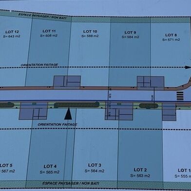 Terrain 548 m²