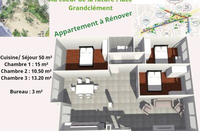 vente appartement 325 000 € à proximité de Neuville-sur-Saône (69250)