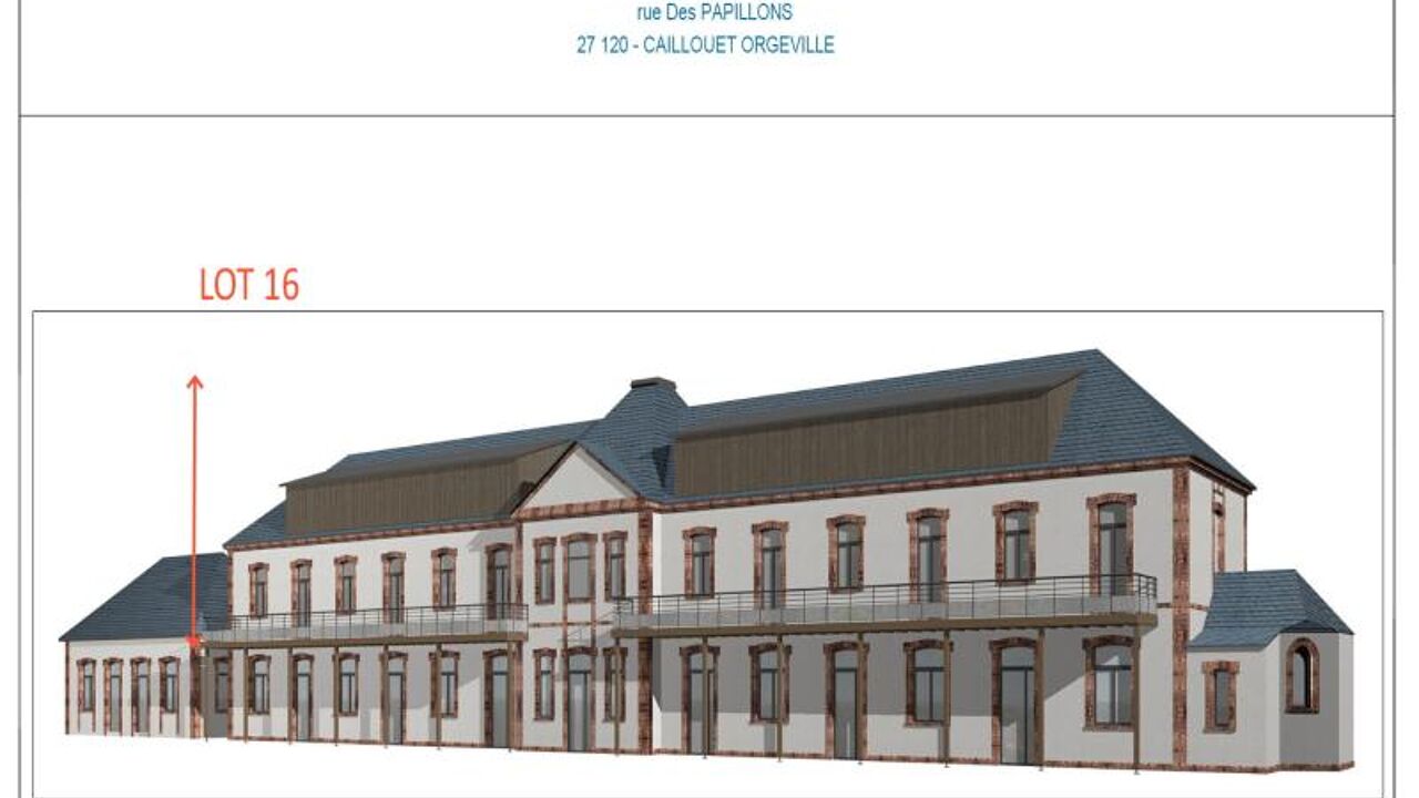 appartement 4 pièces 87 m2 à vendre à Caillouet-Orgeville (27120)