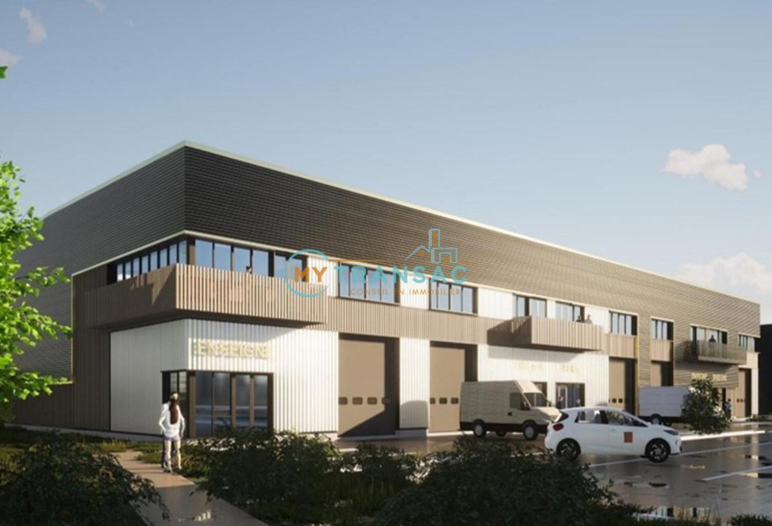 My Transac, vous propose à la location sur la commune de Chalifert, plusieurs cellules, au minimum de 328 m² jusqu'à 1 813m² — photo 1