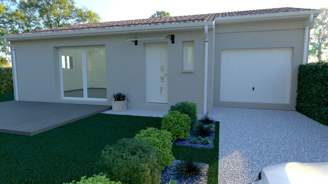 maison 65 m2 à construire à Roques (31120)