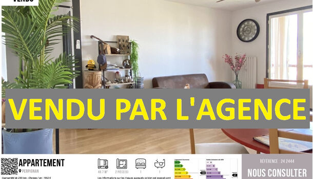 Appartement 2 pièces  à vendre Perpignan 66000