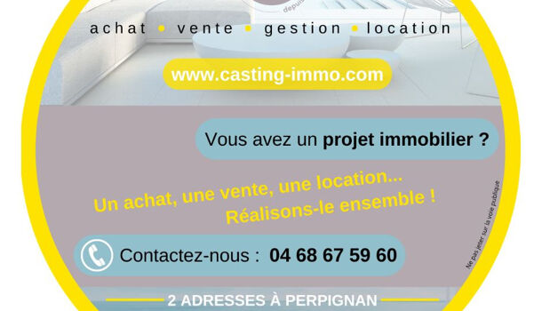 Appartement 2 pièces  à vendre Perpignan 66000