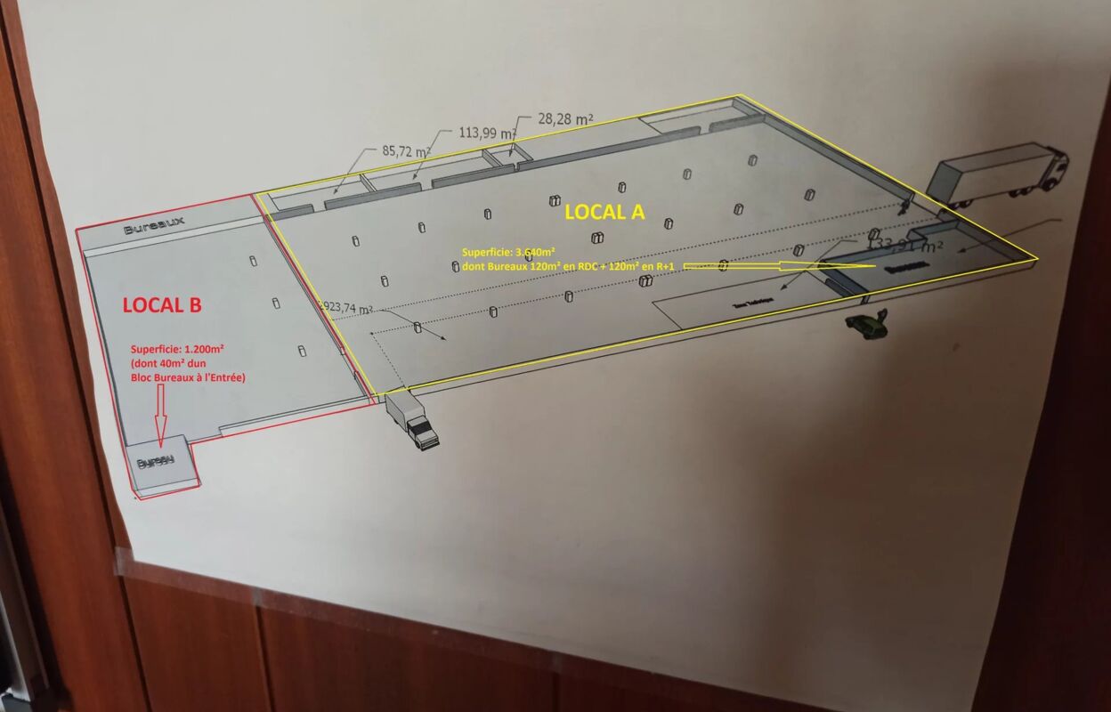 commerce  pièces 4840 m2 à louer à Guéret (23000)