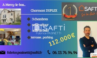 Appartement 4 Pièces 90 m² à vendre à Mercy-le-Bas (54960)