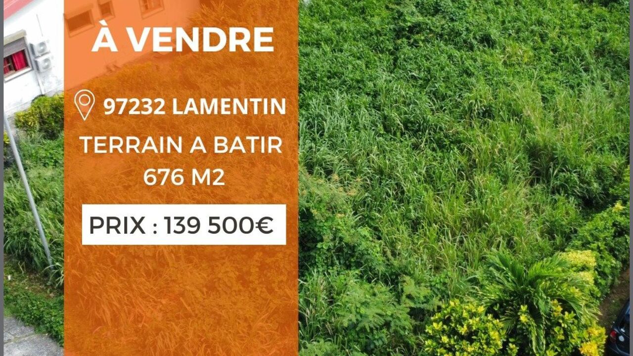 terrain  pièces 676 m2 à vendre à Le Lamentin (97232)