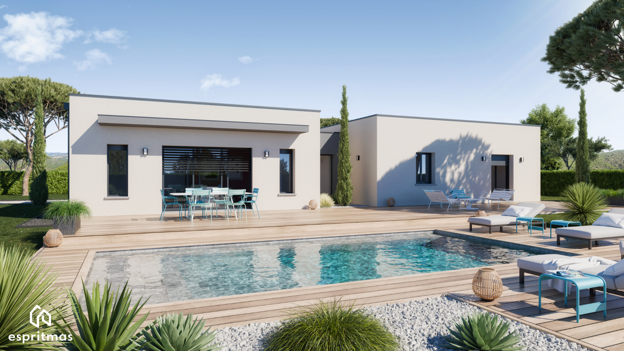 maison 5 pièces 130 m2 à vendre à Saint-Vincent-de-Barbeyrargues (34730)