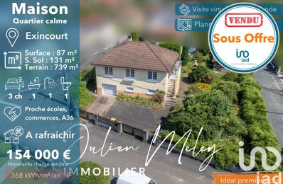 vente maison 154 000 € à proximité de Valentigney (25700)