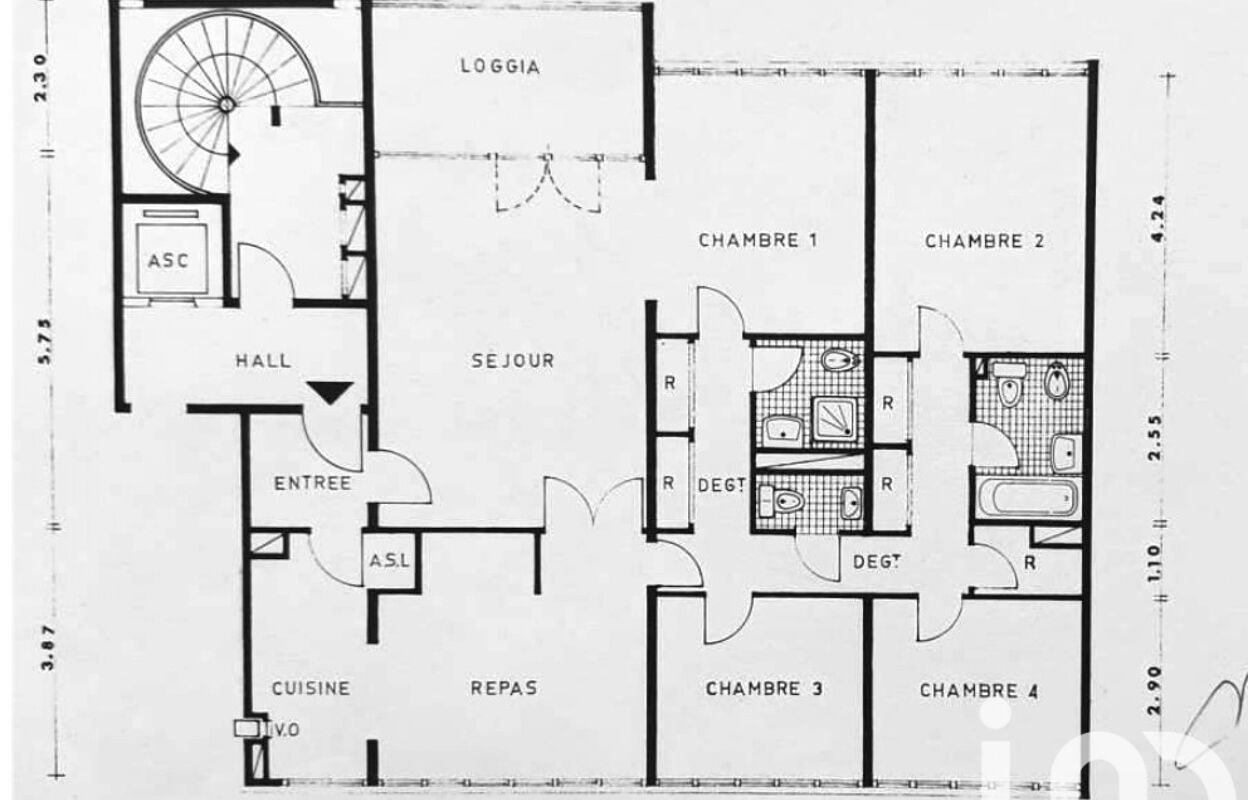 appartement 6 pièces 120 m2 à vendre à Vaux-le-Pénil (77000)