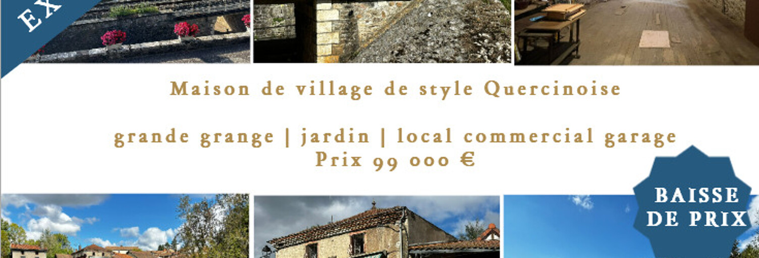 Maison 8 Pièces 130 m² à vendre à Bagnac-sur-Célé (46270)