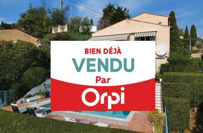 SUR LES COLLINES DE MANDELIEU, JOLIE VILLA VUE MER AVEC PISCINE — photo du bien
