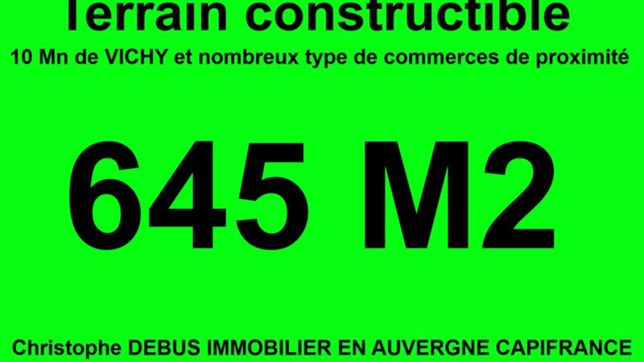 terrain  pièces 745 m2 à vendre à Vichy (03200)