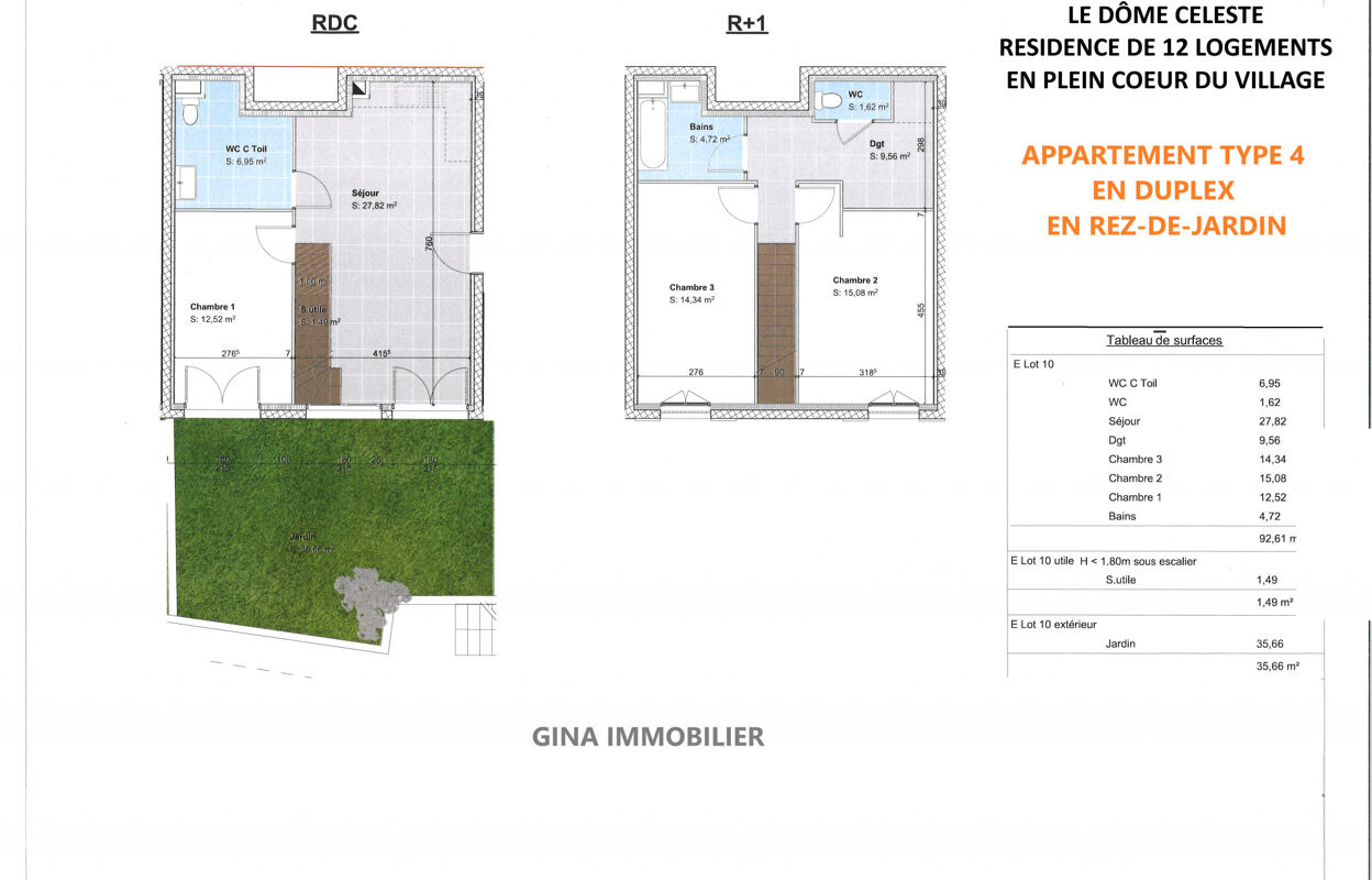 appartement 4 pièces 92 m2 à vendre à Chaponost (69630)