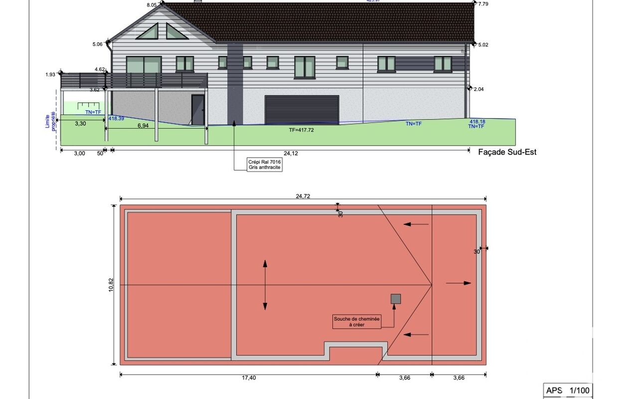 terrain  pièces 1722 m2 à vendre à Saint-Léonard (88650)