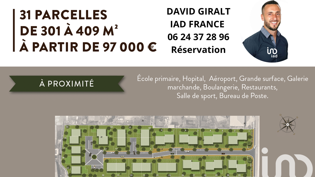 terrain  pièces 306 m2 à vendre à Pia (66380)