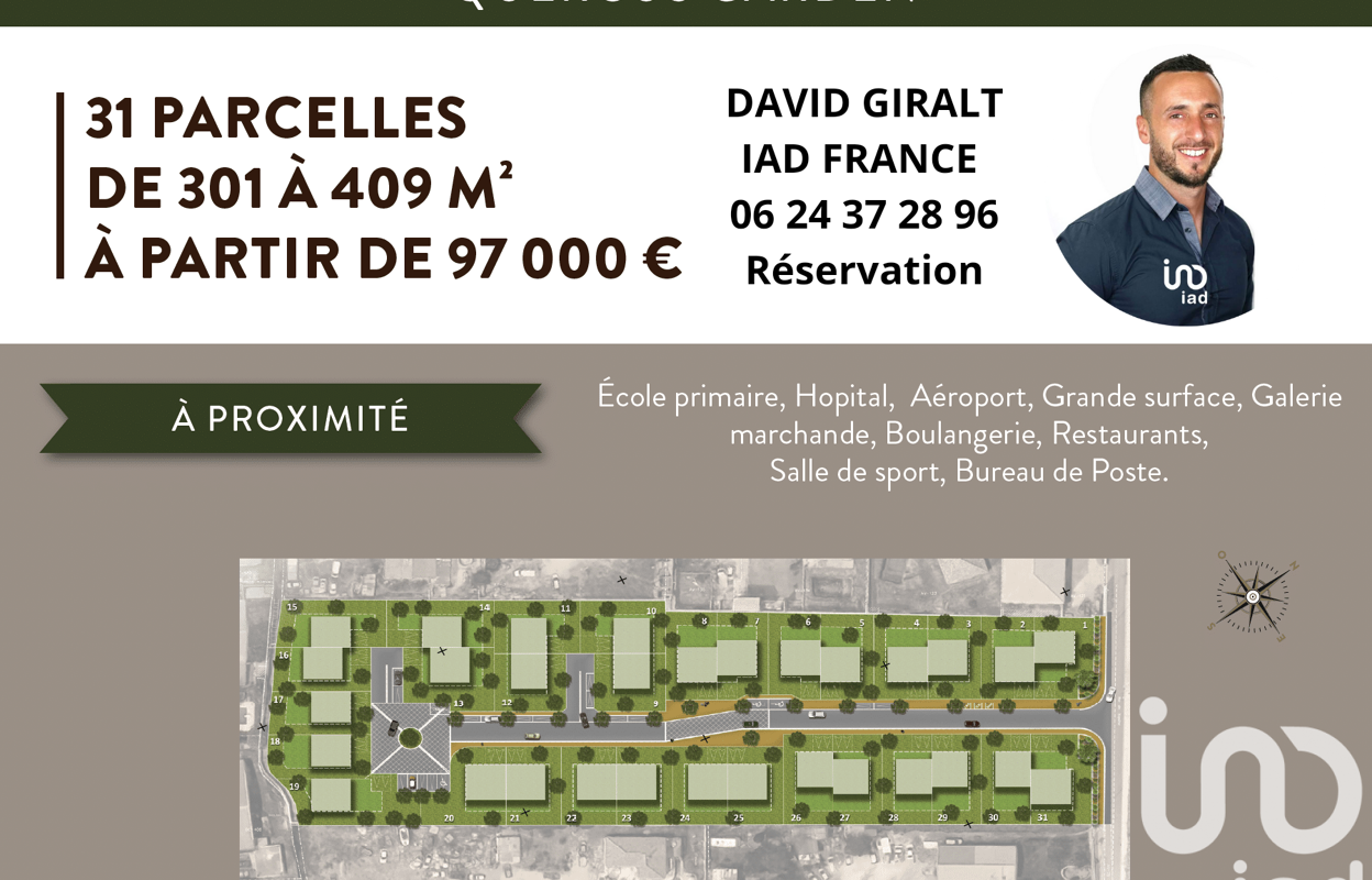 terrain  pièces 310 m2 à vendre à Pia (66380)