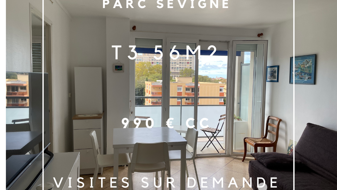 appartement 3 pièces 56 m2 à louer à Marseille 9 (13009)