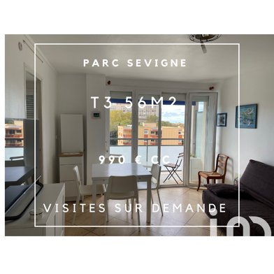 Appartement 3 pièces 56 m²