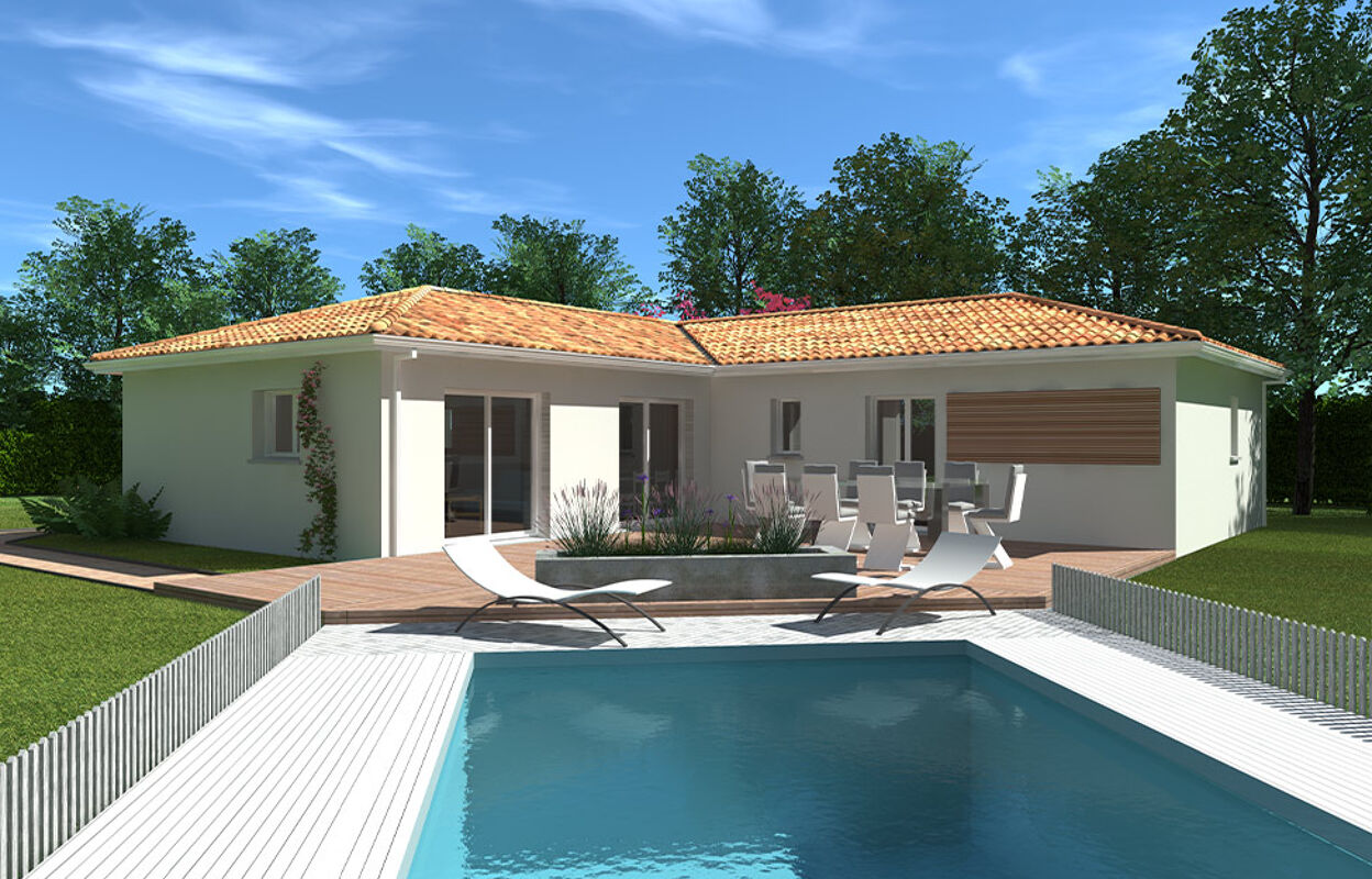 maison 90 m2 à construire à Heugas (40180)