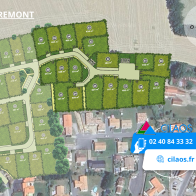 Terrain 376 m²