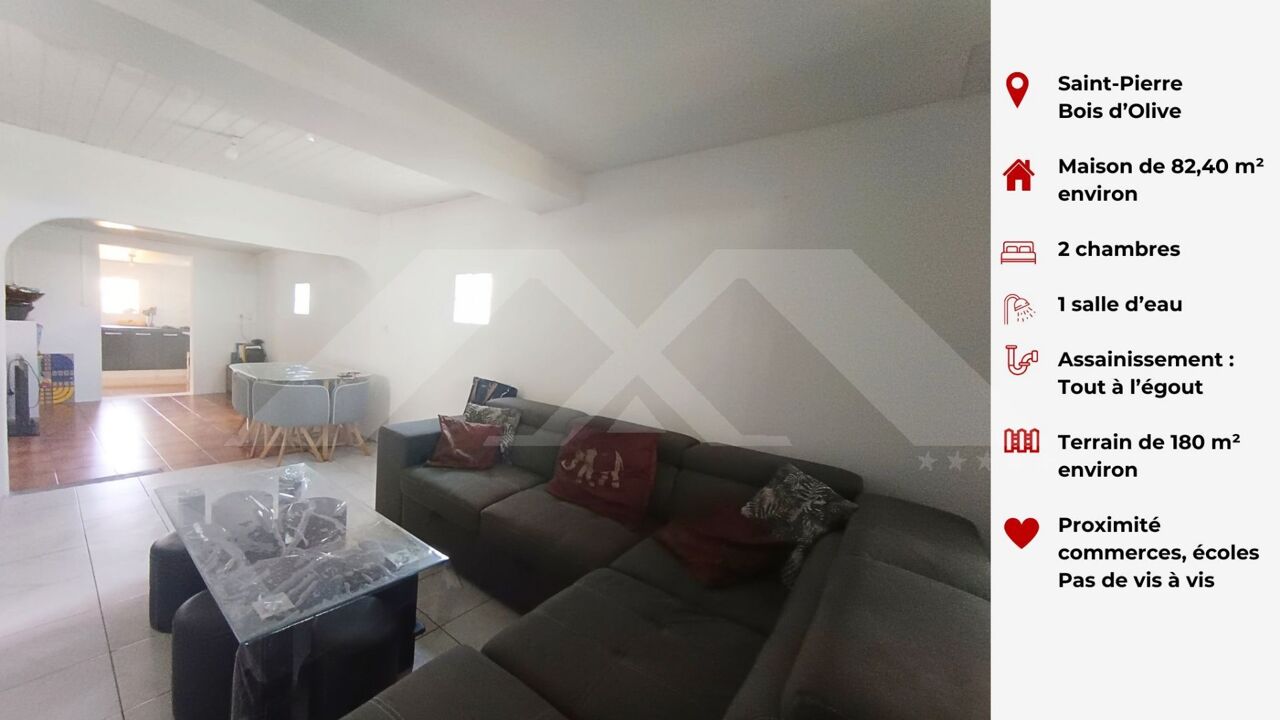 maison 3 pièces 82 m2 à vendre à Saint-Pierre (97410)