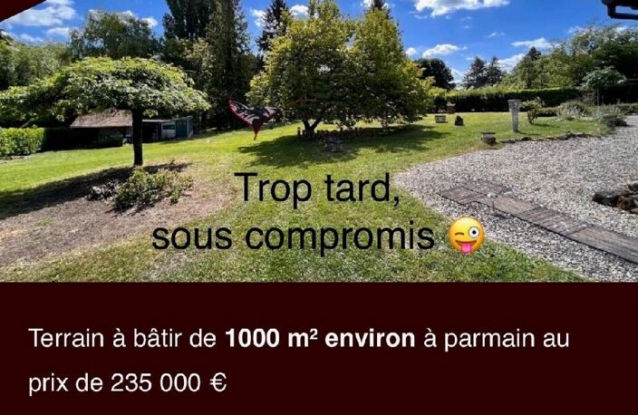 Vente terrain  1000 m² Parmain (95620) — photo 3