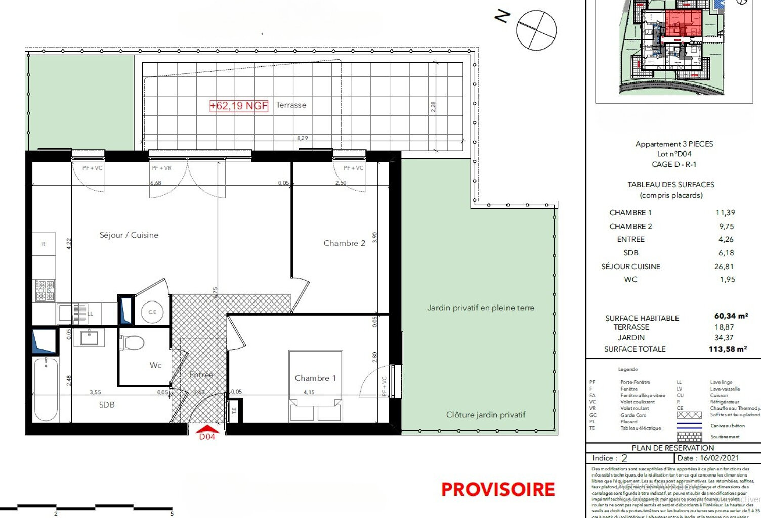 SUPER LAVANDOU - Appartement 3 Pièces avec terrasse et jardin — photo 1