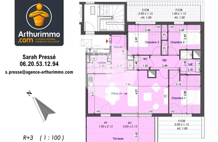 Dernières opportunités ! Appartement T4 avec terrasse de 22m² au Loroux-Bottereau — photo 2