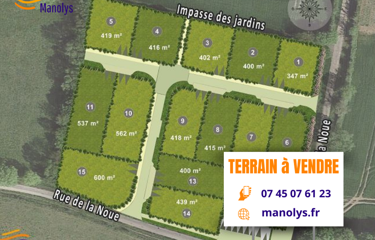 terrain  pièces 597 m2 à vendre à Forges (17290)