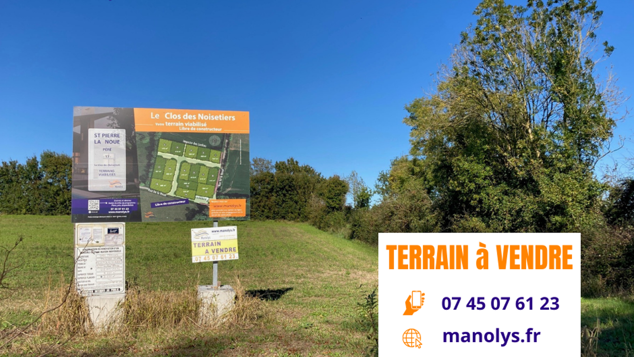 terrain  pièces 620 m2 à vendre à Saint-Christophe (17220)