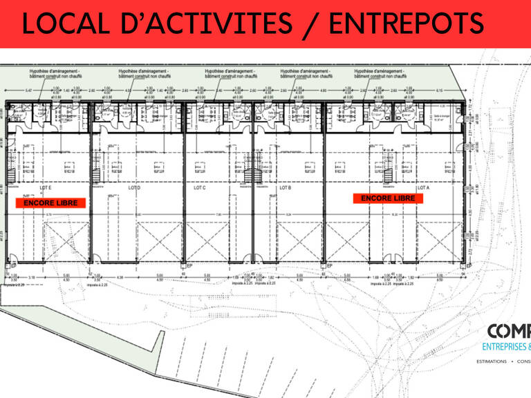 Local d'activité  ou entrepôts à partir de 205 m2 avec Mezzanine. — photo 1