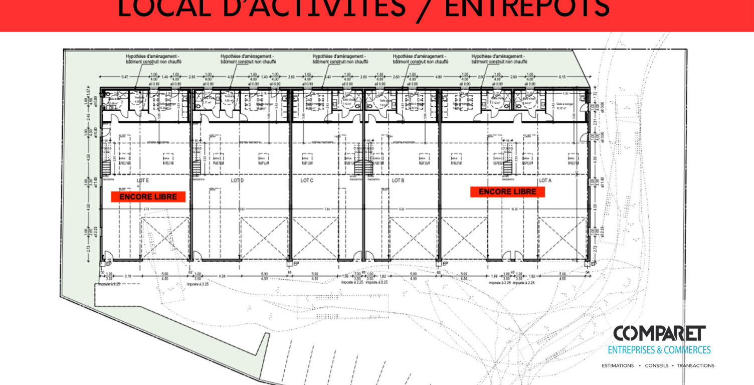 Local d'activité  ou entrepôts à partir de 205 m2 avec Mezzanine. — photo 1