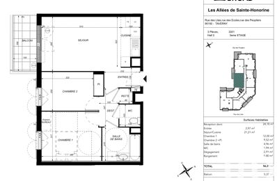 vente appartement 277 000 € à proximité de L'Isle-Adam (95290)