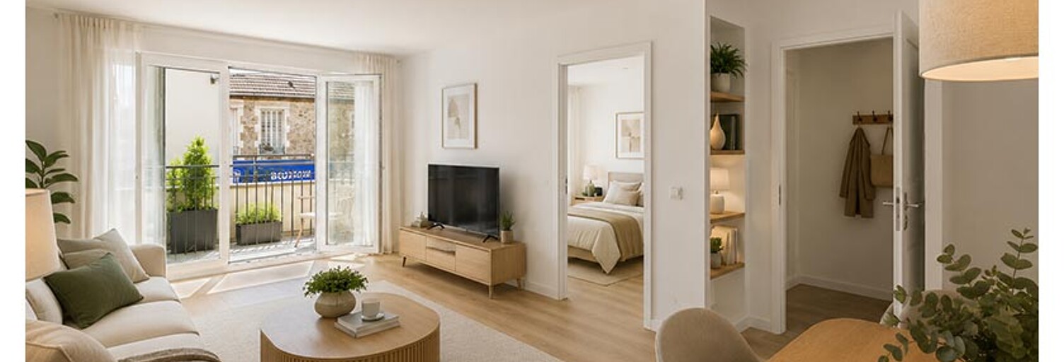 Appartement neuf T2, T3 Pièce 46 à 66 m² à vendre à Drancy (93700)