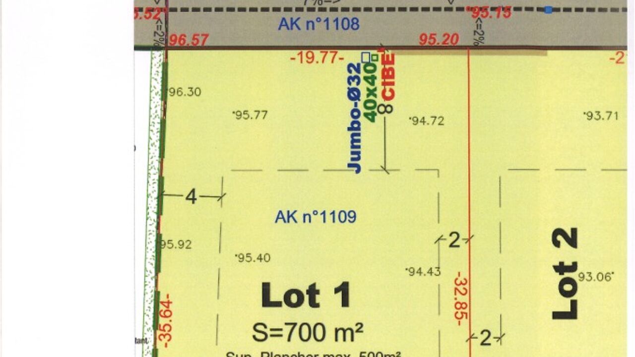 terrain  pièces 700 m2 à vendre à Créon (33670)