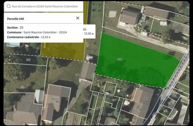 vente terrain 55 000 € à proximité de Soye (25250)