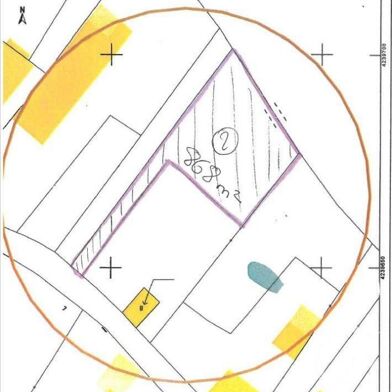 Terrain 868 m²