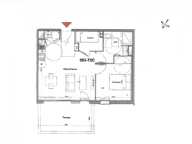 Appartement T2 avec terrasse et place de parking — photo 4