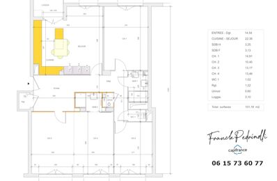 vente appartement 300 000 € à proximité de Vaulx-en-Velin (69120)