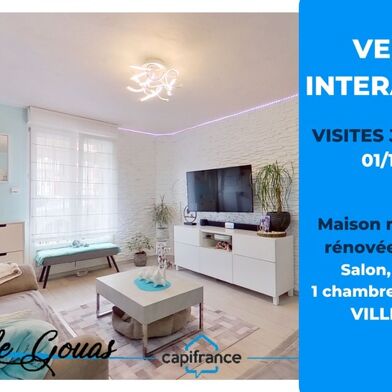 Maison 2 pièces 57 m²