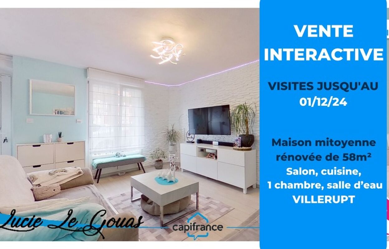 maison 2 pièces 57 m2 à vendre à Villerupt (54190)