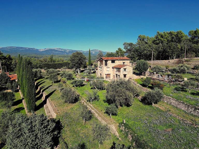 Ancien mas en pierre avec vue fantastique - FAYENCE — photo 1