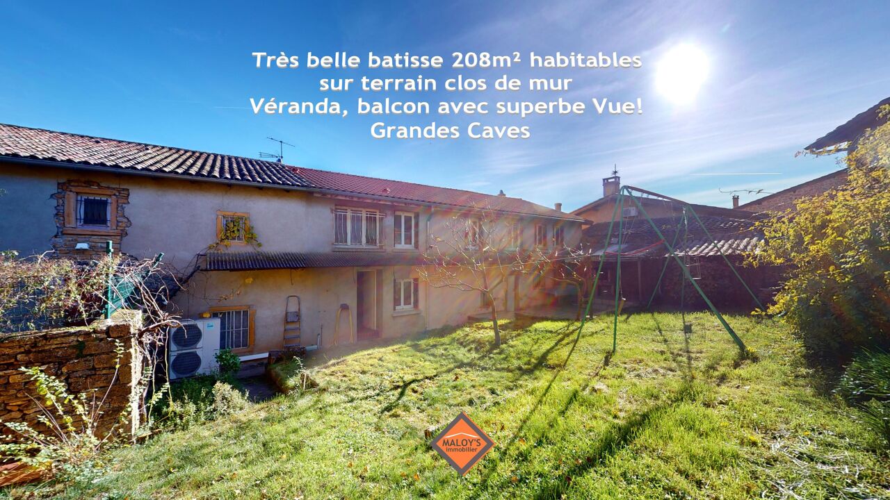 maison 10 pièces 208 m2 à vendre à Villefranche-sur-Saône (69400)