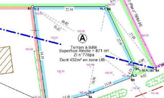 Terrain  871 m² à vendre à Parçay-Meslay (37210)
