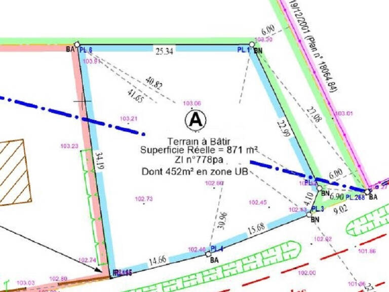 Terrain - 871 m² - PARCAY MESLAY — photo 1