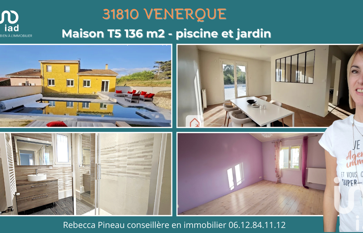 maison 5 pièces 136 m2 à vendre à Venerque (31810)